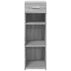 vidaXL Buffet sonoma gris 30x42,5x93 cm bois d'ing&eacute;nierie