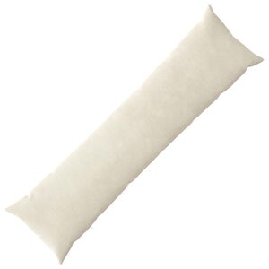 vidaXL Coussin HEERLEN Cr&egrave;me 40 x 145 cm Fleece en microfibre