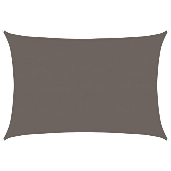 vidaXL Voile d'ombrage 160 g/m&sup2; Anthracite 5x7 m PEHD