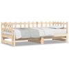 vidaXL Lit coulissant sans matelas 2x(90x190) cm Bois massif