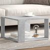 vidaXL Table basse gris béton 51,5x51,5x30 cm bois d'ingénierie