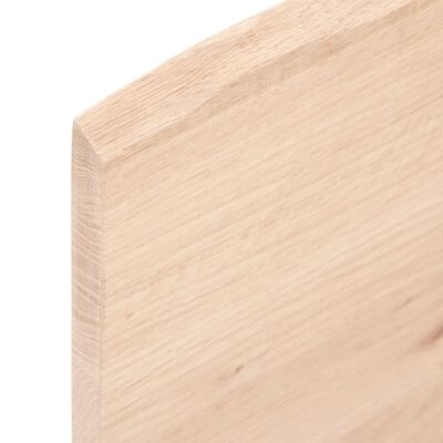 vidaXL Dessus de table 60x50x2 cm bois de chêne massif non traité