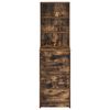 vidaXL Haut Armoire Ch&ecirc;ne fum&eacute; 40 x 41 x 135 cm Bois d'ing&eacute;nierie