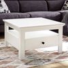 Trendteam Table basse avec tiroir Universal Blanc