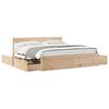 vidaXL Cadre de lit sans matelas 180x200 cm bois massif de pin