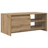 vidaXL Table basse Ch&ecirc;ne artisanal 102 x 50 x 45 cm Bois d'ing&eacute;nierie