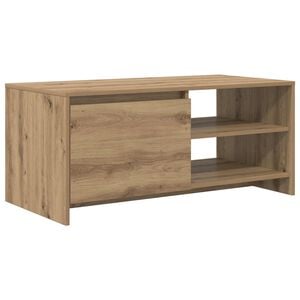 vidaXL Table basse Ch&ecirc;ne artisanal 102 x 50 x 45 cm Bois d'ing&eacute;nierie