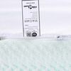 vidaXL Surmatelas Blanc et vert 120 x 200 cm Tissu Jacquard