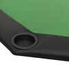 vidaXL Table de poker pliable 8 joueurs Vert 108x108x75 cm