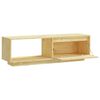 vidaXL Meuble TV 110x30x33,5 cm Bois de pin massif