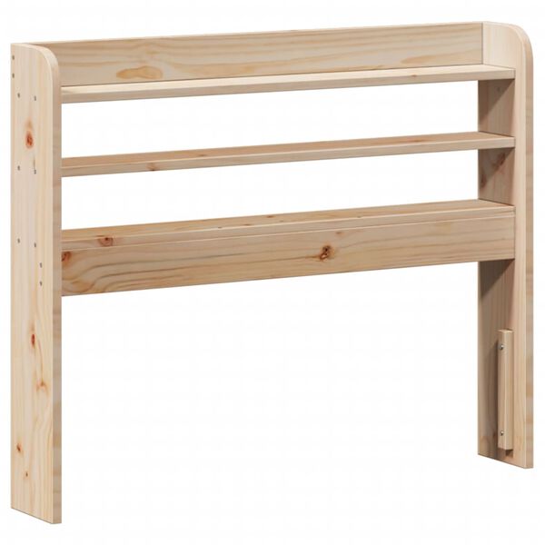 vidaXL Cadre de lit sans matelas 90x190 cm bois de pin massif - La Poste