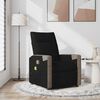 vidaXL Fauteuil de massage inclinable Noir Tissu