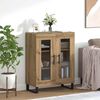 vidaXL Buffet Ch&ecirc;ne artisanal 69,5 x 34 x 90 cm Bois d'ing&eacute;nierie