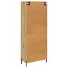 vidaXL Haut Armoire Montage mural Ch&ecirc;ne artisanal 69,5 x 34 x 180 cm