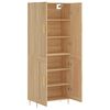 vidaXL Buffet haut Ch&ecirc;ne sonoma 69,5x34x180 cm Bois d'ing&eacute;nierie