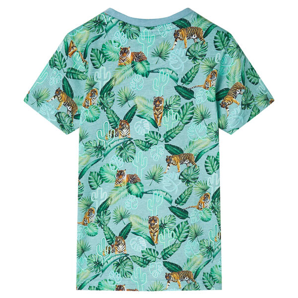 T-shirt pour enfants m&eacute;lange vert clair 104
