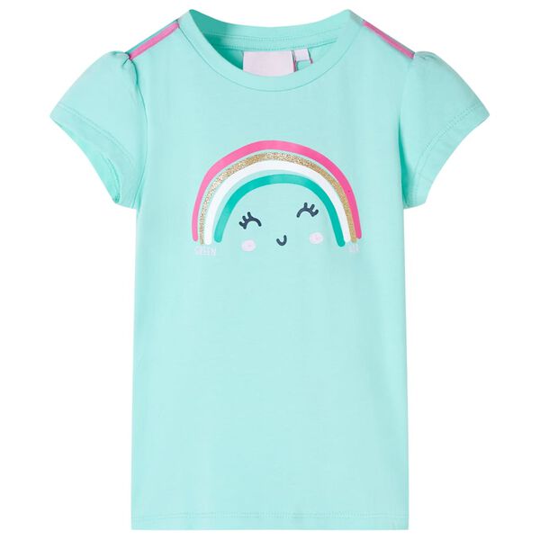 T-shirt pour enfants menthe claire 92