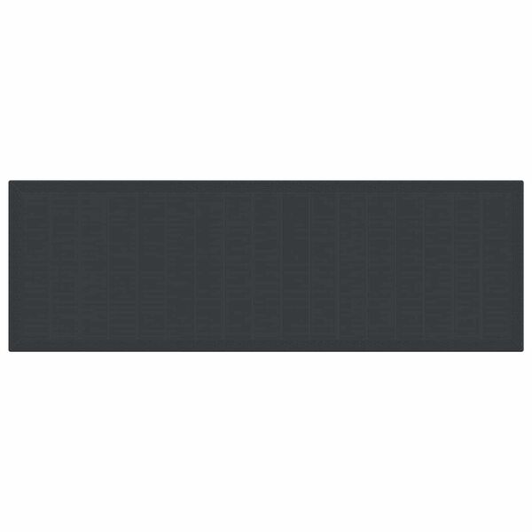 vidaXL Ensemble de salle &agrave; manger pour jardin 11 pcs Anthracite