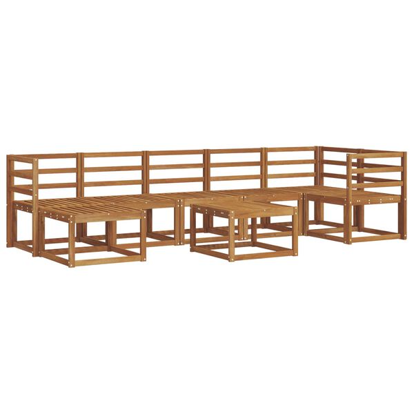 vidaXL Ensemble de canap&eacute;s d'ext&eacute;rieur 8 pcs Naturel