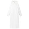 vidaXL Sweat &agrave; capuche couverture Blanc M Polaire et flanelle