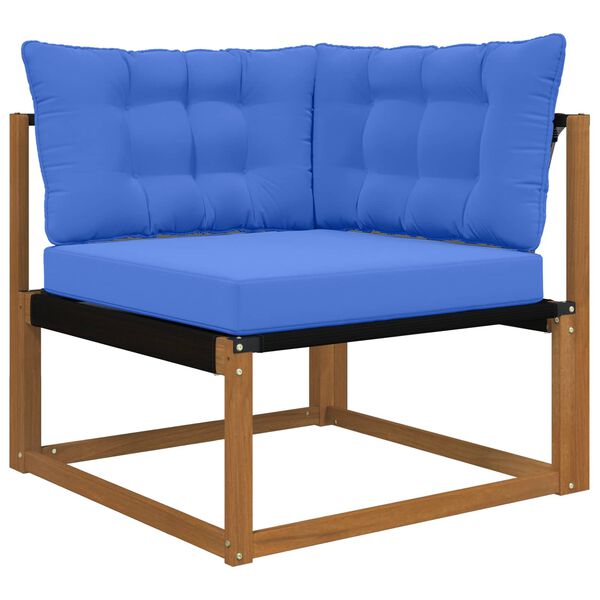 vidaXL Coussin de canap&eacute; d'ext&eacute;rieur 3 pcs Turquoise Polyester