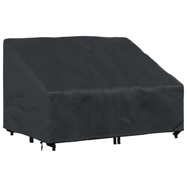 vidaXL Housse de banc de jardin 130 x 95 x 40 / 80 cm Tissu Oxford 210D