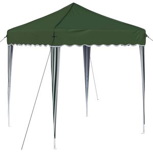 vidaXL Tente de f&ecirc;te pop-up Vert 195 x 195 x 245 cm