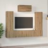 vidaXL Ensemble meuble TV 7 pcs Ch&ecirc;ne artisanal Bois d'ing&eacute;nierie