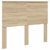 vidaXL Cadre de lit Ch&ecirc;ne Sonoma 135 x 190 cm Bois de pin massif