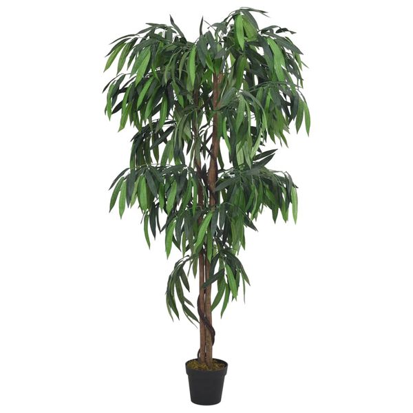 vidaXL Manguier artificiel 600 feuilles 150 cm vert