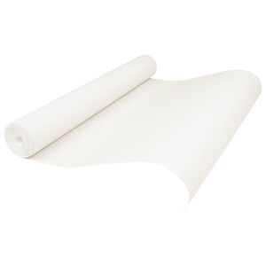 vidaXL Papier peint 3D Solide Cr&egrave;me blanc 10 x 0,53 m Tissu non tiss&eacute;