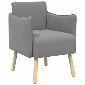 vidaXL Fauteuil d'appoint Gris fonc&eacute; Velours grain&eacute;