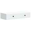 vidaXL Table d'appoint murale Blanc 87,5 x 34,5 x 17 cm