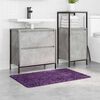 vidaXL Tapis de bain antidérapant Violet 60 x 90 cm PP