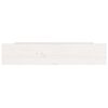 vidaXL Tiroirs de lit 4 pcs Blanc Bois de pin massif
