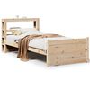vidaXL Cadre de lit avec t&ecirc;te de lit sans matelas 90x200 cm