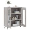 vidaXL Buffet sonoma gris 69,5x34x90 cm bois d'ing&eacute;nierie