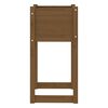 vidaXL Jardinières 2 pcs Marron miel 40x40x81 cm Bois massif de pin