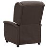 vidaXL Fauteuil de massage Marron Tissu