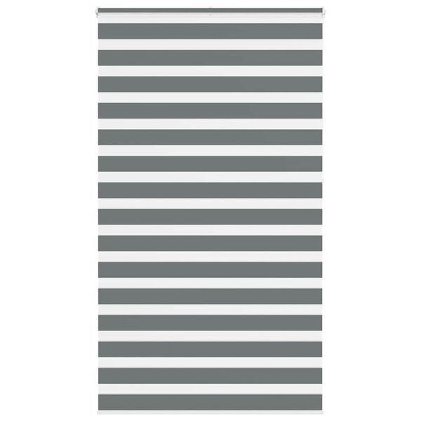 vidaXL Store z&egrave;bre gris fonc&eacute; largeur du tissu 125,9 cm polyester