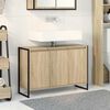 vidaXL Cabinet de salle de bain avec stockage Sonoma 90 x 30 x 60 cm