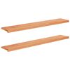 vidaXL Appuis de fen&ecirc;tre 2 pc Vernis 140 x 25 x 2 cm