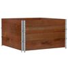 vidaXL Colliers de palette 3 pcs marron 100x100 cm bois de pin solide