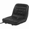 vidaXL Si&egrave;ge de tracteur universel Noir
