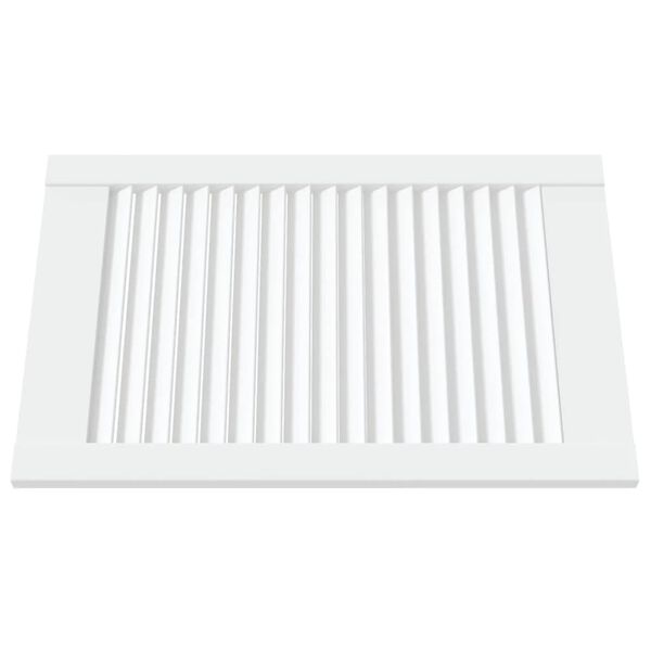 vidaXL Porte d'armoire &agrave; persiennes blanc 61,5x39,4 cm pin massif