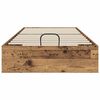 vidaXL Cadre de lit ottoman avec stockage Bois ancien 80,5 x 200 cm