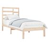 vidaXL Cadre de lit sans matelas bois massif 90x200 cm