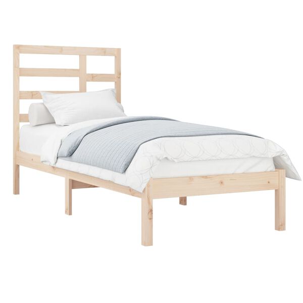 vidaXL Cadre de lit sans matelas bois massif 90x200 cm