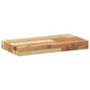 vidaXL &Eacute;tag&egrave;res flottantes 3 pcs 60x20x4 cm acacia massif &agrave; l'huile