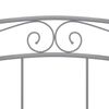 vidaXL Cadre de lit sans matelas gris m&eacute;tal 160x200 cm